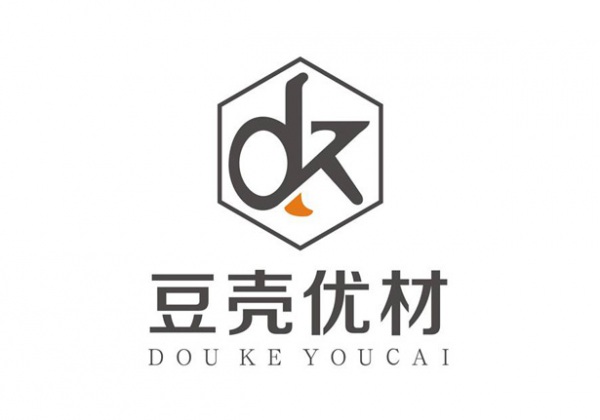 豆壳优材标志设计