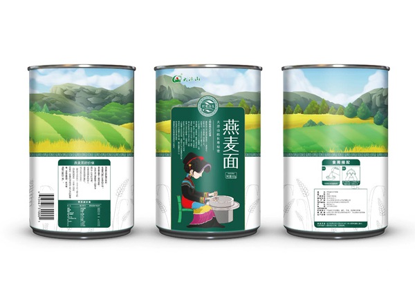 凉山州燕麦面包装视觉提升方案